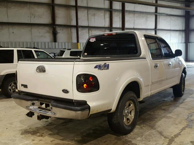 1FTRW08613KA38909 - 2003 FORD F150 SUPER WHITE photo 4