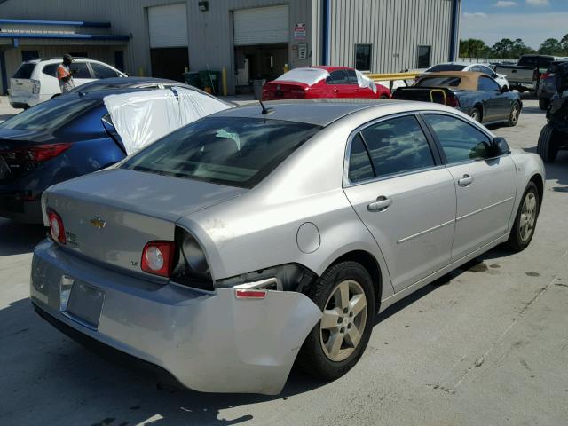 1G1ZG57B68F161431 - 2008 CHEVROLET MALIBU LS GRAY photo 4