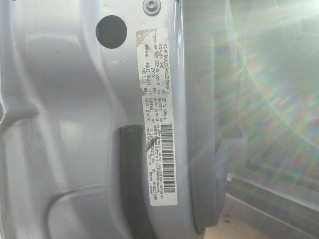 1J8HG48K37C611735 - 2007 JEEP COMMANDER ვერცხლისფერი ფოტო 10