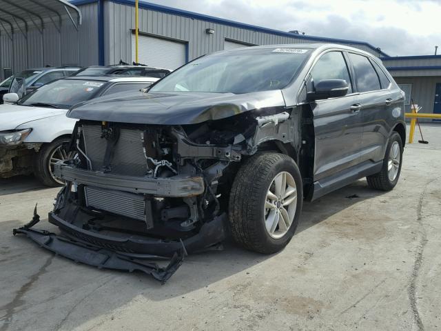 2FMPK3J91GBC39665 - 2016 FORD EDGE SEL GRAY photo 2