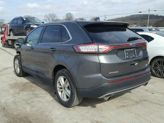 2FMPK3J91GBC39665 - 2016 FORD EDGE SEL GRAY photo 3