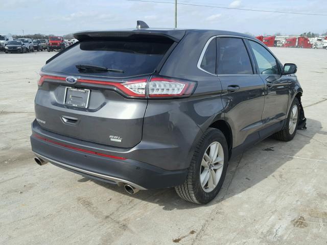 2FMPK3J91GBC39665 - 2016 FORD EDGE SEL GRAY photo 4