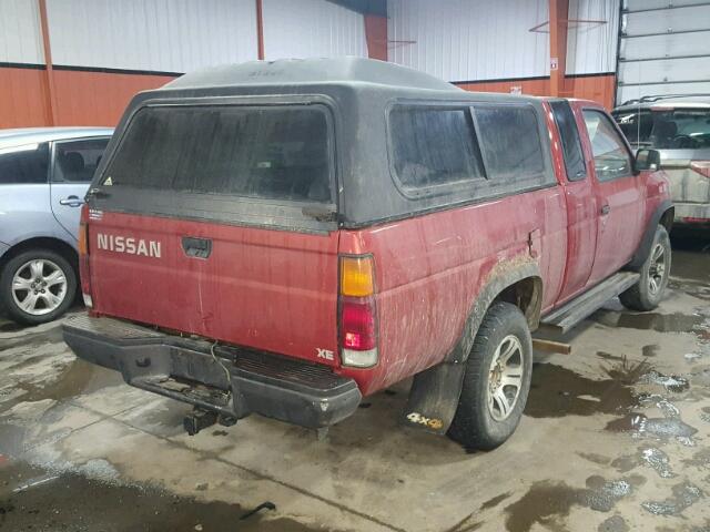 1N6SD16Y6VC341664 - 1997 NISSAN TRUCK KING RED photo 4