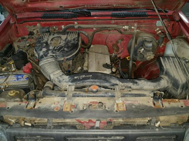 1N6SD16Y6VC341664 - 1997 NISSAN TRUCK KING RED photo 7