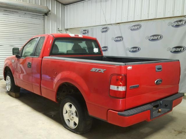 1FTRF12278KB54456 - 2008 FORD F150 RED photo 3