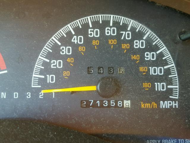 1G2WR5211XF290618 - 1999 PONTIAC GRAND PRIX BLACK photo 8