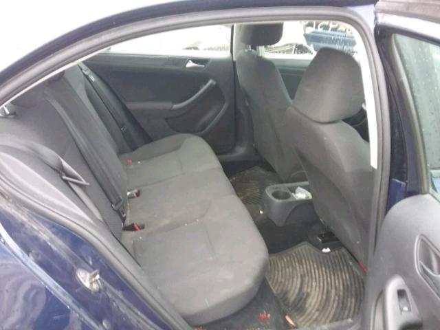 3VW2K7AJ9CM382188 - 2012 VOLKSWAGEN JETTA BASE 蓝色 照片 6