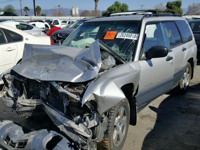 JF1SF6556XH741804 - 1999 SUBARU FORESTER S SILVER photo 2