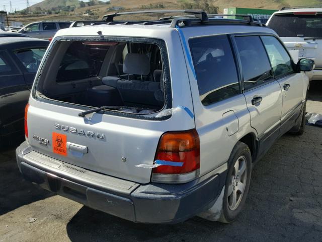 JF1SF6556XH741804 - 1999 SUBARU FORESTER S SILVER photo 4