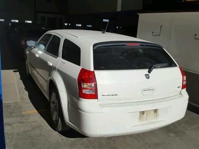 2D4FV37V58H188068 - 2008 DODGE MAGNUM SXT WHITE photo 3