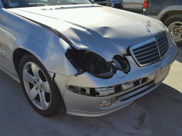 WDBUF65J23A120237 - 2003 MERCEDES-BENZ E 320 SILVER photo 9