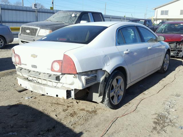 1G1ZG57B094231891 - 2009 CHEVROLET MALIBU LS WHITE photo 4