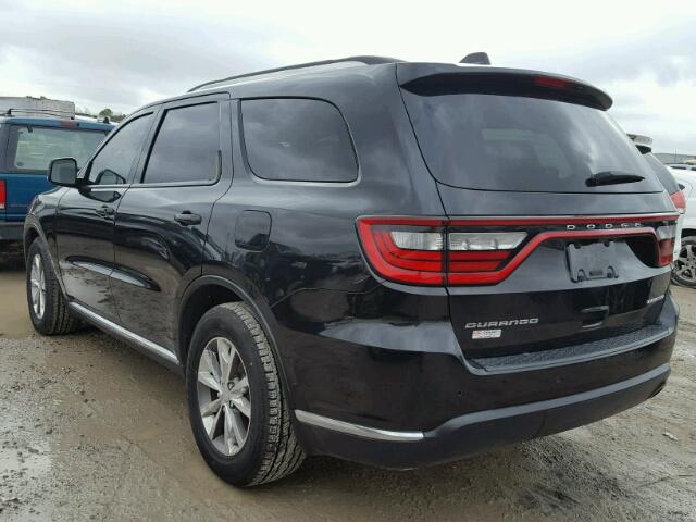 1C4RDHDG1FC742982 - 2015 DODGE DURANGO LI BLACK photo 3