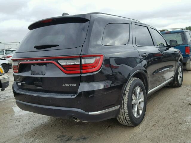 1C4RDHDG1FC742982 - 2015 DODGE DURANGO LI BLACK photo 4