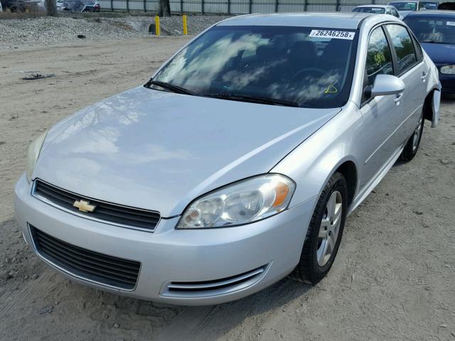 2G1WA5EK2A1226697 - 2010 CHEVROLET IMPALA LS SILVER photo 2