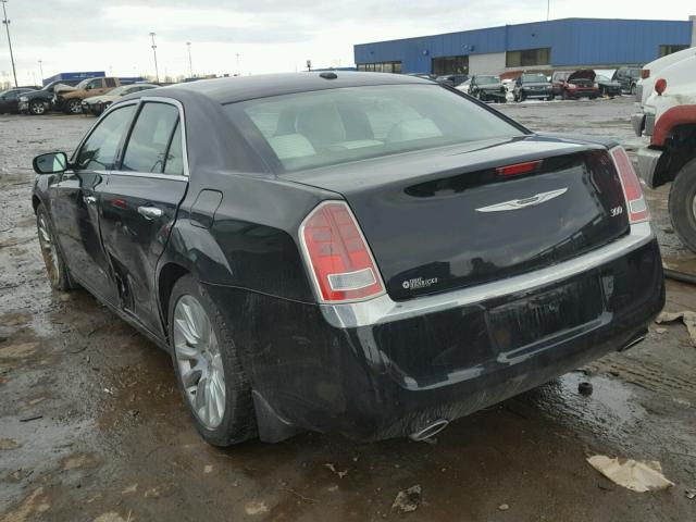 2C3CCAAG5DH698455 - 2013 CHRYSLER 300 BLACK photo 3