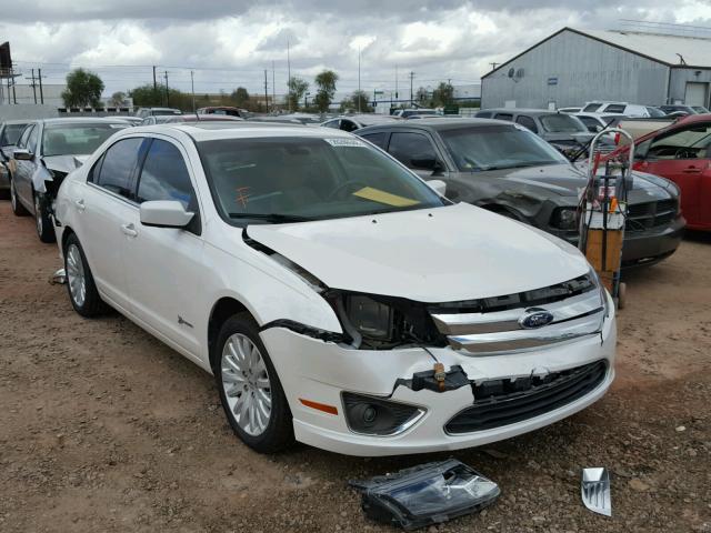 3FADP0L32CR247968 - 2012 FORD FUSION HYB WHITE photo 1