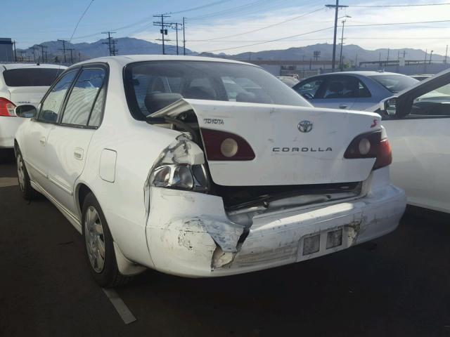 1NXBR12E71Z553358 - 2001 TOYOTA COROLLA CE WHITE photo 3