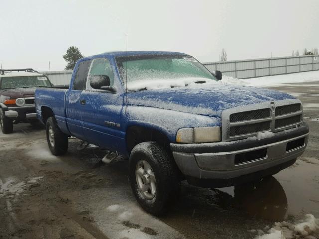 3B7HC13Y0YM209250 - 2000 DODGE RAM 1500 BLUE photo 1