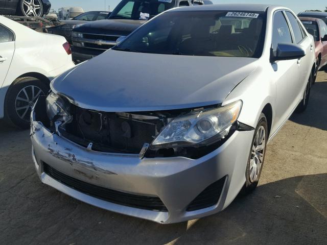 4T1BF1FK2CU008003 - 2012 TOYOTA CAMRY BASE SILVER photo 2