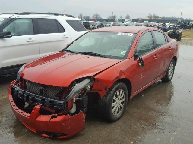 4A32B2FF8BE006951 - 2011 MITSUBISHI GALANT FE RED photo 2