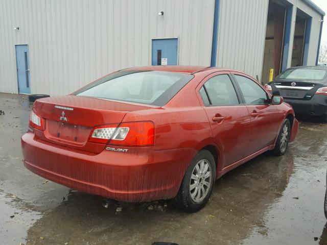 4A32B2FF8BE006951 - 2011 MITSUBISHI GALANT FE RED photo 4