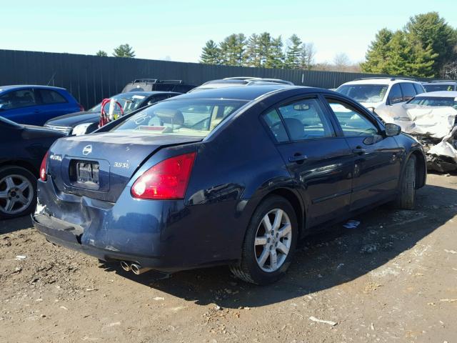 1N4BA41E94C925376 - 2004 NISSAN MAXIMA SE BLUE photo 4