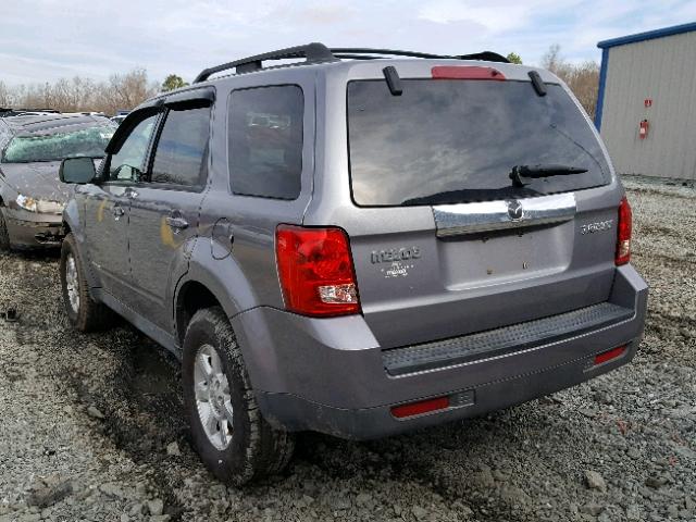 4F2CZ02Z88KM12195 - 2008 MAZDA TRIBUTE I GRAY photo 3