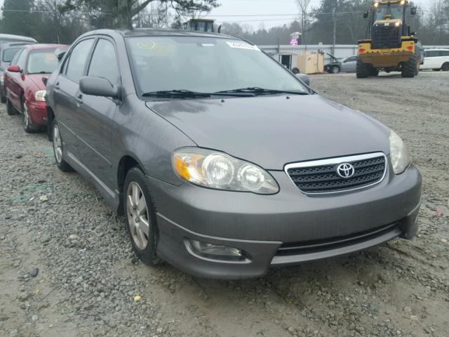 1NXBR32E68Z013537 - 2008 TOYOTA COROLLA CE GRAY photo 1