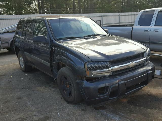 1GNDS13S632280733 - 2003 CHEVROLET TRAILBLAZE BLACK photo 1