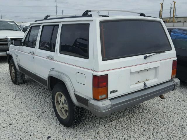 1J4FT58S5NL250886 - 1992 JEEP CHEROKEE L WHITE photo 3