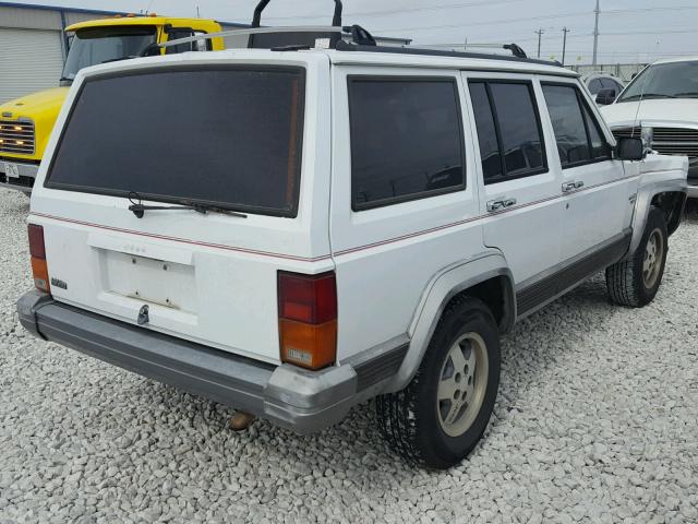 1J4FT58S5NL250886 - 1992 JEEP CHEROKEE L WHITE photo 4