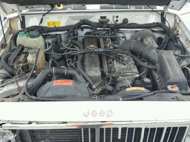 1J4FT58S5NL250886 - 1992 JEEP CHEROKEE L WHITE photo 7