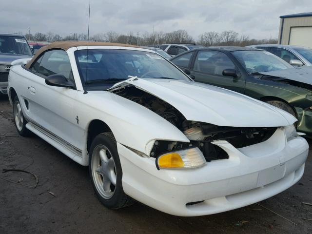 1FAFP4446WF167341 - 1998 FORD MUSTANG WHITE photo 1