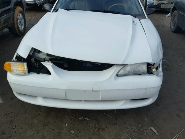 1FAFP4446WF167341 - 1998 FORD MUSTANG WHITE photo 7