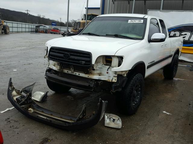 5TBBT4412YS078128 - 2000 TOYOTA TUNDRA ACC WHITE photo 2