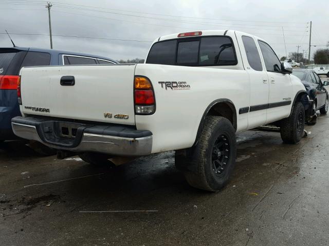 5TBBT4412YS078128 - 2000 TOYOTA TUNDRA ACC WHITE photo 4