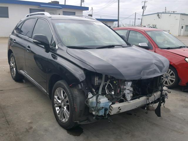 JTJZK1BA1D2415848 - 2013 LEXUS RX 350 BLACK photo 1