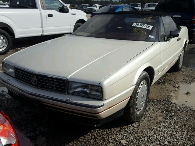 1G6VR318XKU100073 - 1989 CADILLAC ALLANTE WHITE photo 2