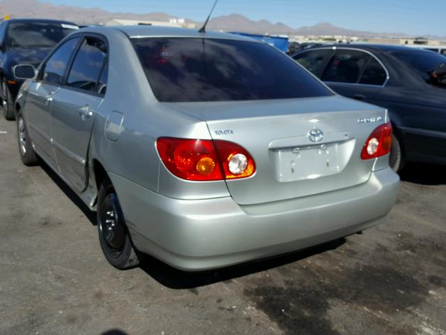 JTDBR32E242040325 - 2004 TOYOTA COROLLA CE SILVER photo 3