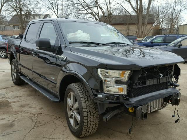 1FTEW1EP6FKD54117 - 2015 FORD F150 SUPER BLACK photo 1