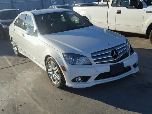 WDDGF54X49R055115 - 2009 MERCEDES-BENZ C 300 WHITE photo 1