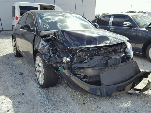 2G4GT5GXXH9161863 - 2017 BUICK REGAL GS BLACK photo 1