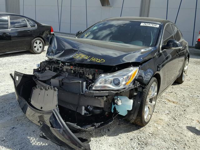 2G4GT5GXXH9161863 - 2017 BUICK REGAL GS BLACK photo 2