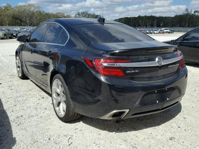 2G4GT5GXXH9161863 - 2017 BUICK REGAL GS BLACK photo 3