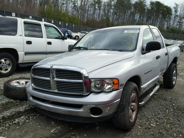 1D7HA18D24S695918 - 2004 DODGE RAM 1500 S SILVER photo 2