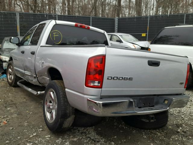 1D7HA18D24S695918 - 2004 DODGE RAM 1500 S SILVER photo 3