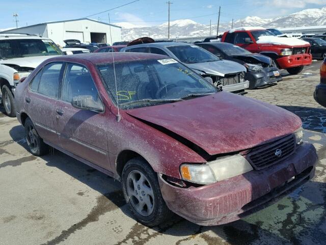 1N4AB41D4VC743134 - 1997 NISSAN SENTRA XE RED photo 1