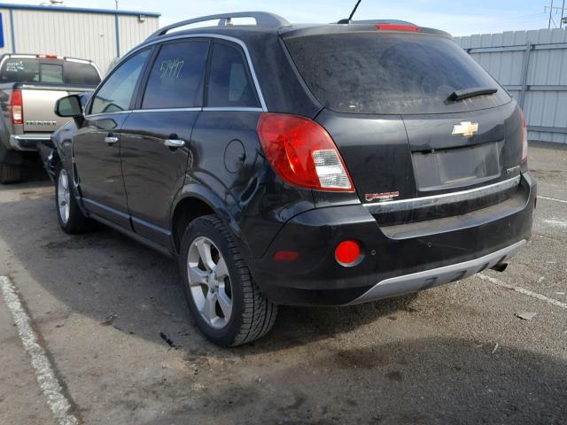 3GNAL4EK0DS617269 - 2013 CHEVROLET CAPTIVA LT BLACK photo 3