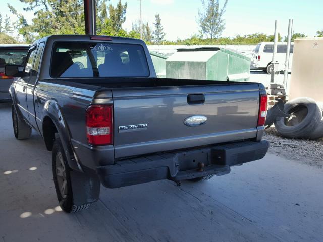 1FTYR14U36PA32100 - 2006 FORD RANGER SUP GRAY photo 3